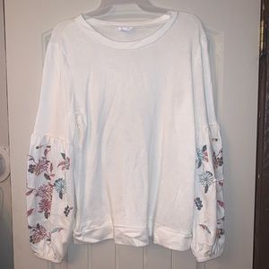 Floral Sleeve Shirt